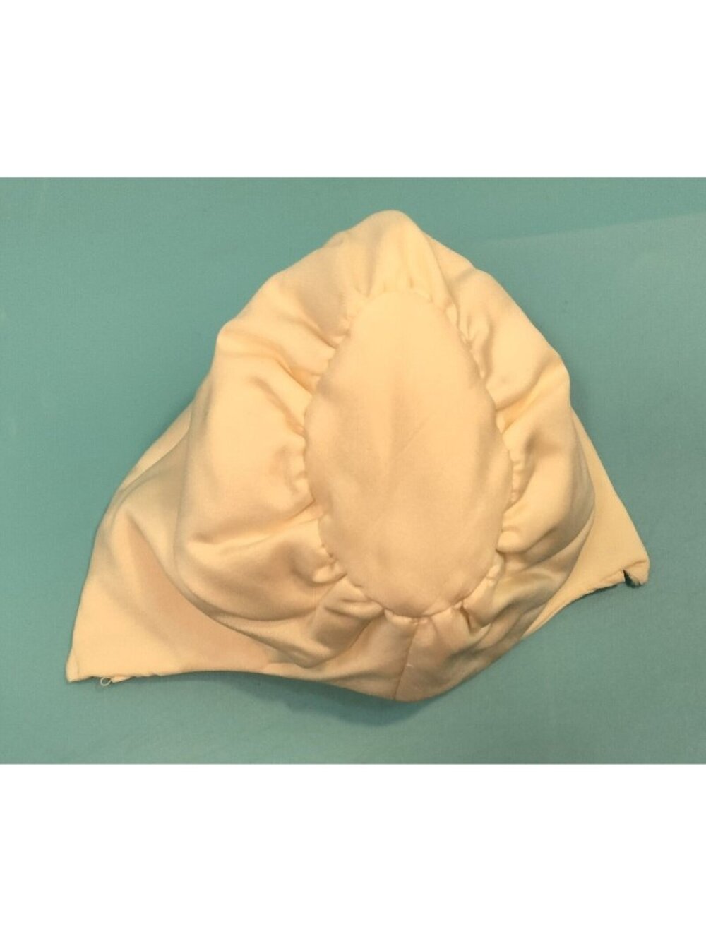 Antique White Satin Baby Bonnet White Fully Lined Doll Handmaids Tale Hat Prop